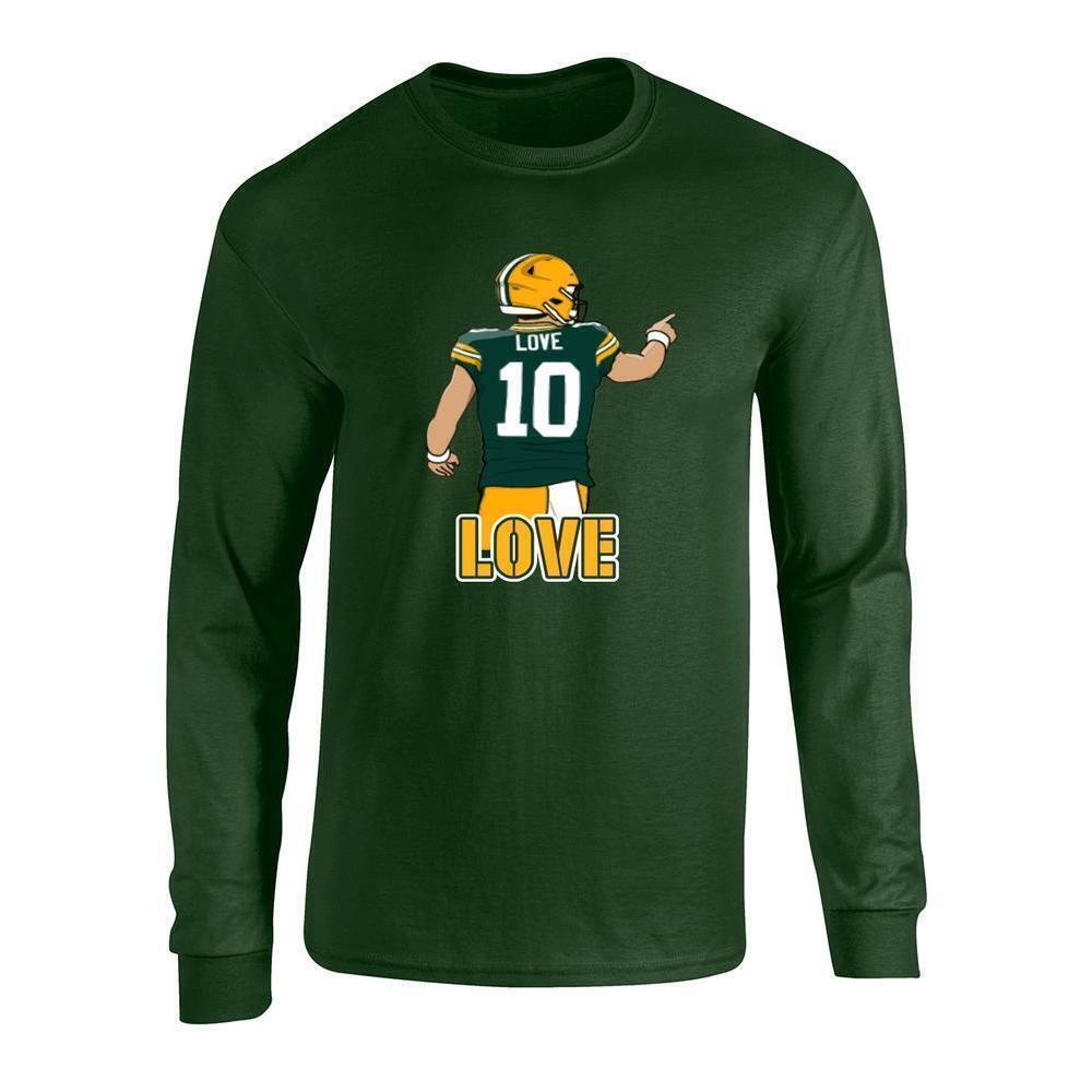 Green Bay Packers Jordan Love Football Fan Sweatshirt
